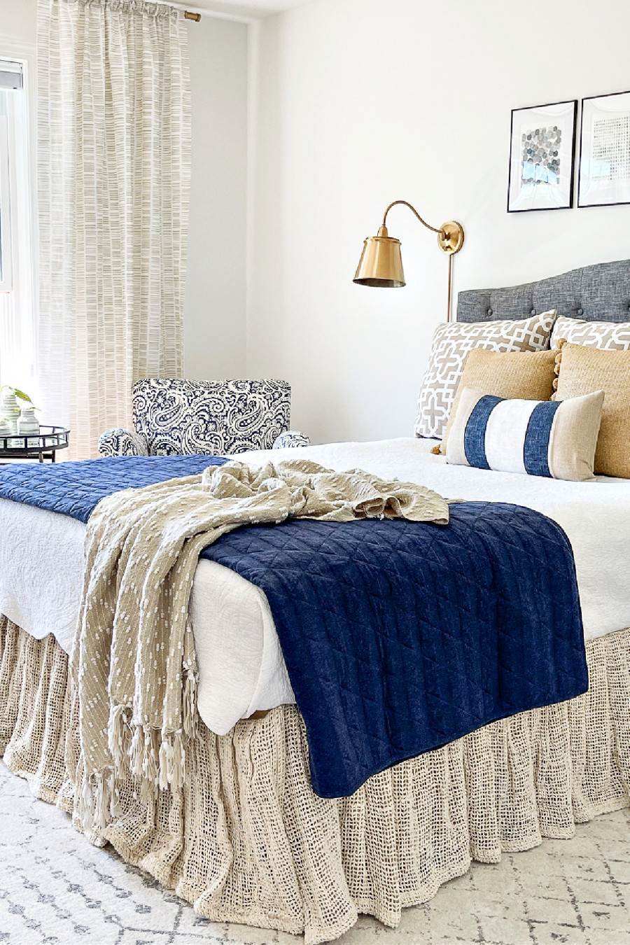 SUMMER GUEST BEDROOM TOUR AND INSPIRATION