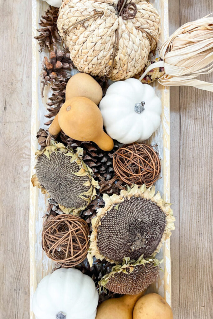 large items in fall dough bowl