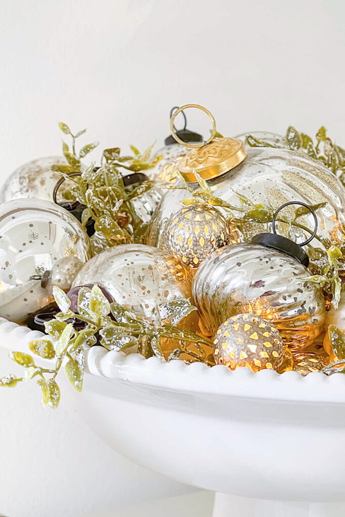 ORNAMENTS IN A BOWL
