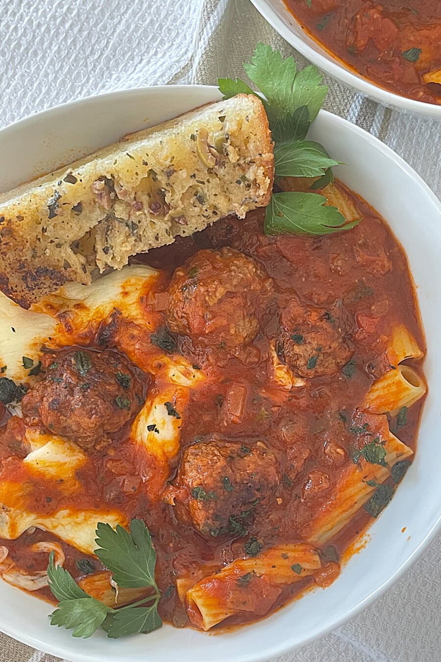 RIGATONI MEATBALL SOUP- DELICIOUS AND EASY