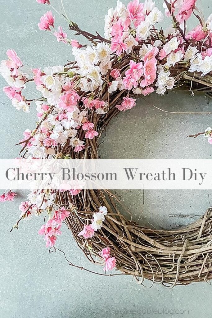 SPRING WREATH DIY PIN FOR POST
