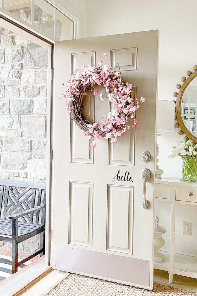 FRONT DOOR ON THE SPRING HOME TOUR