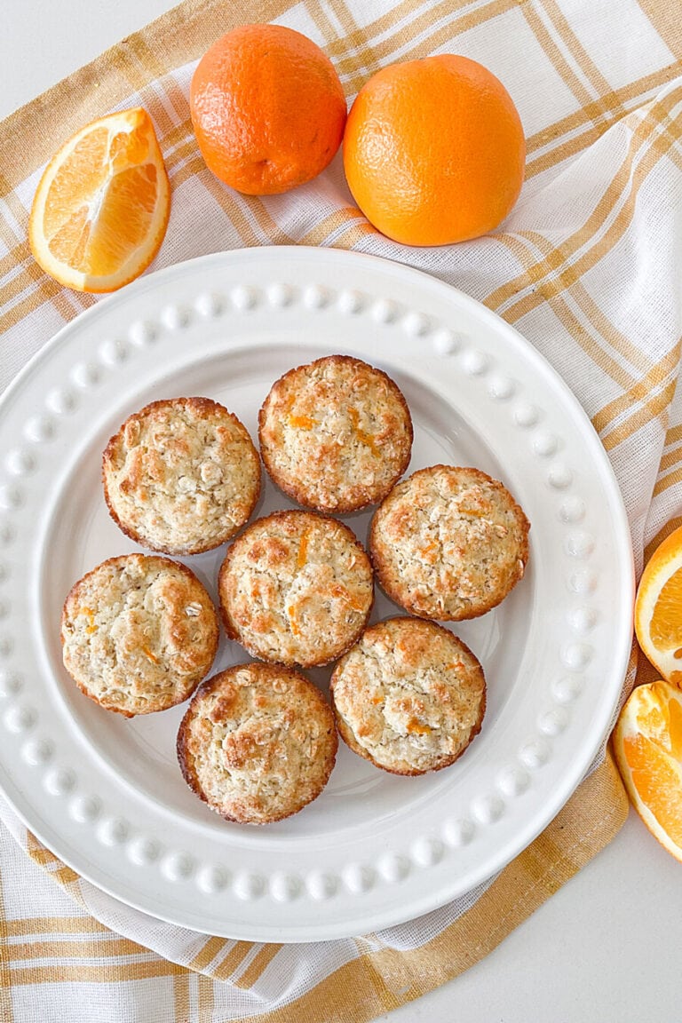 Easy Orange Oatmeal Muffins
