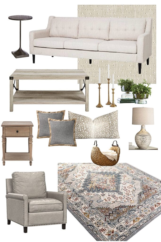 MOOD BOARD OF THINGS TO REDECORATE A ROOM