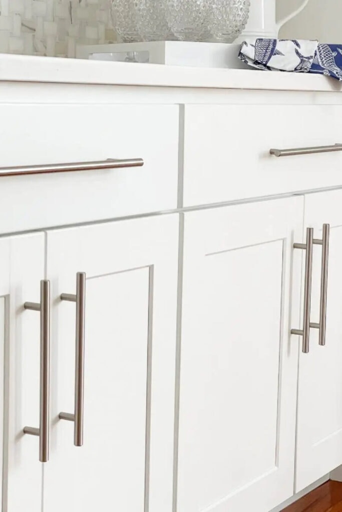 THE EVOLUTION OF A KITCHEN-NICKEL CABINET BARS PULLS