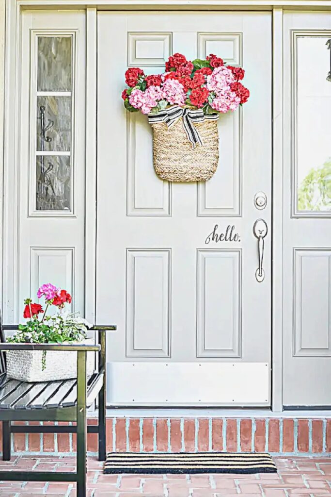 simple summer decorating ideas- front porch