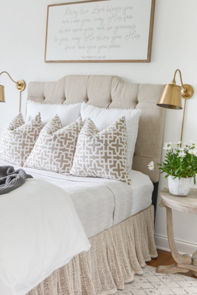 THE EVOLUTION OF A GUEST BEDROOM- BED