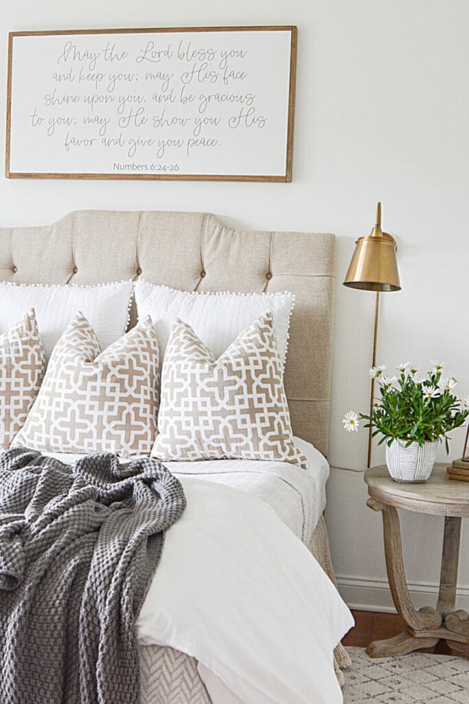 THE EVOLUTION OF A GUEST BEDROOM- BED IN GUEST ROOM