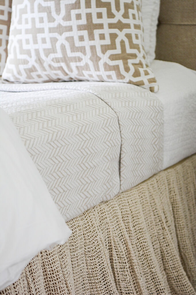 THE EVOLUTION OF A GUEST BEDROOM- BEDDING