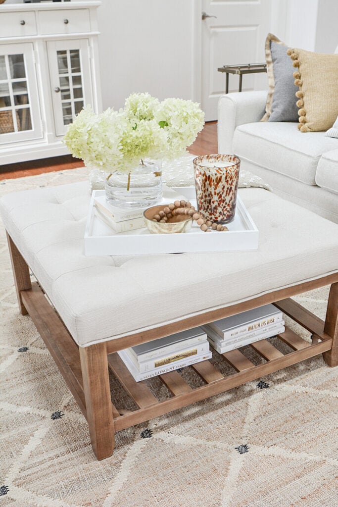UPHOLSTERED COFFEE TABLE