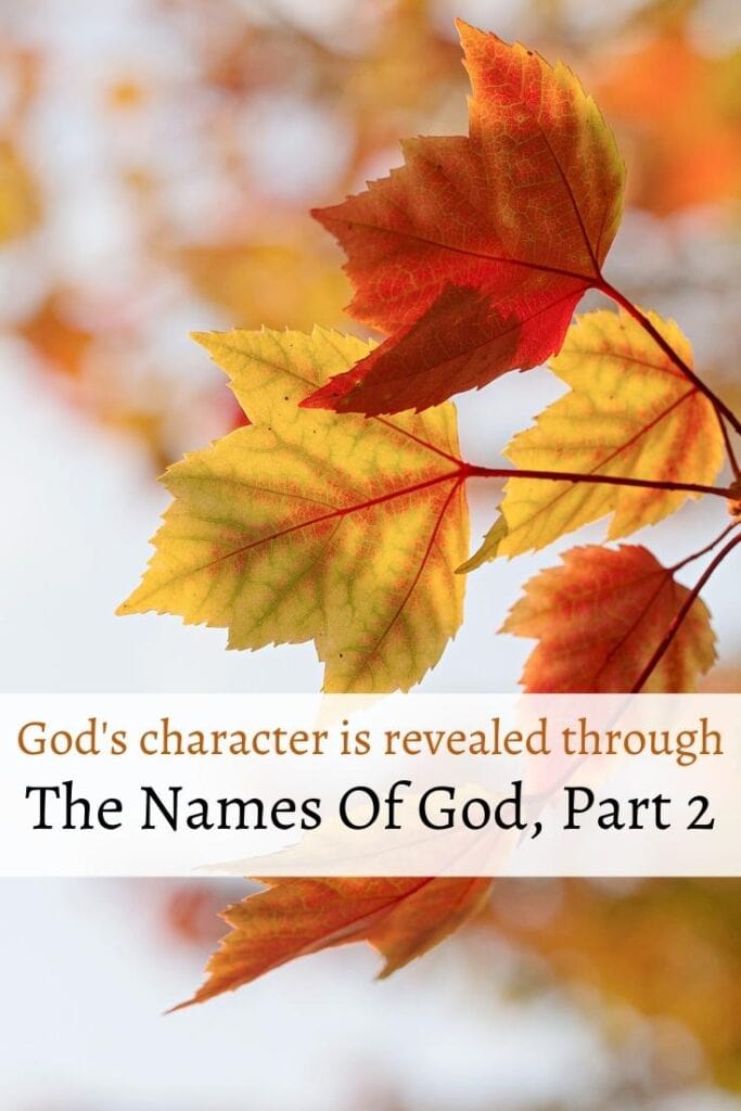 THE NAMES OF GOD, PART 2