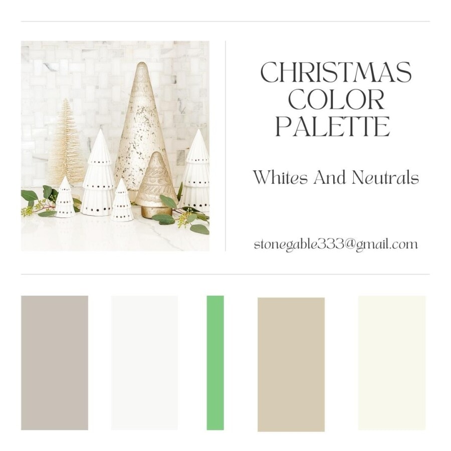 Christmas color palette-