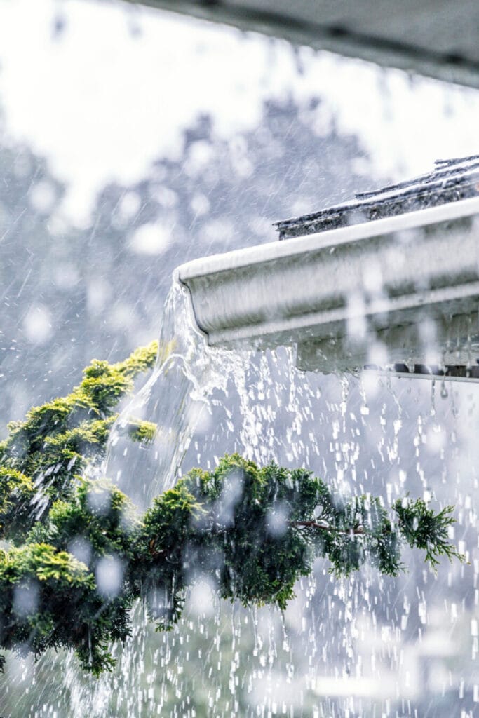 BEST DOWNSIZING TIPS- RAIN ON A HOME