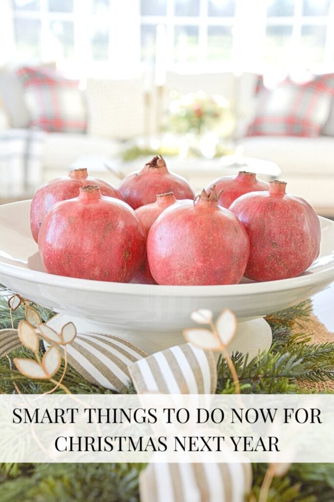 SMART THINGS TO DO NOW FOR CHRISTMAS NEXT YEAR PIN