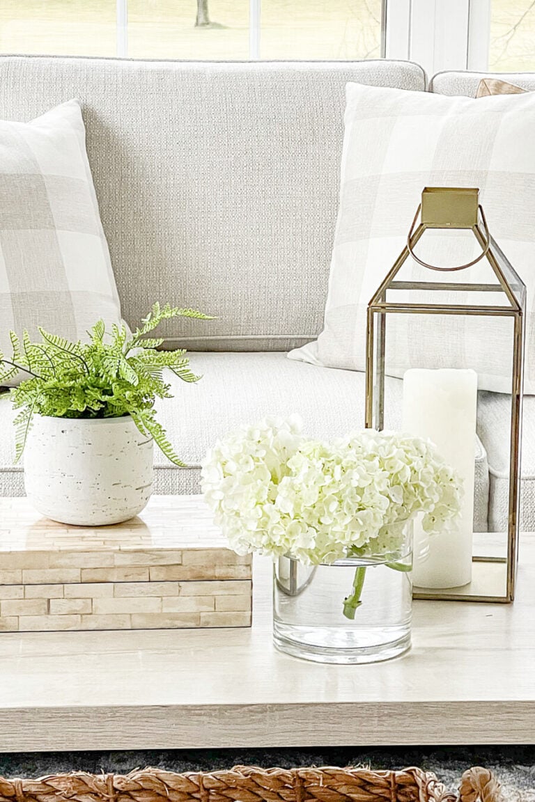 Easy Winter Decor Ideas for your Coffee Table