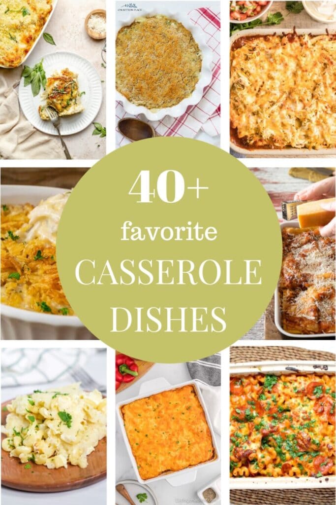 PIN FOR EASY CASSEROLE RECIPES