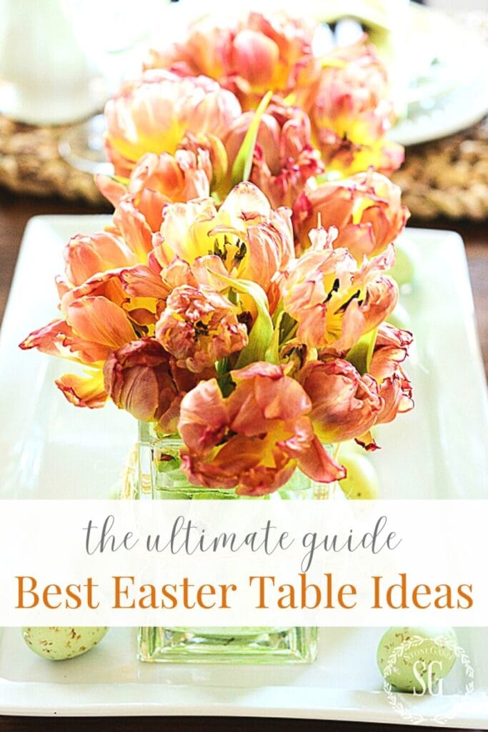 EASTER TABLE DECOR- PIN FOR POST