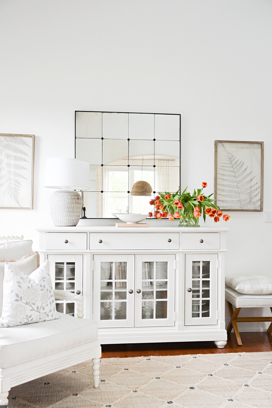 How To Decorate A Buffet Sideboard