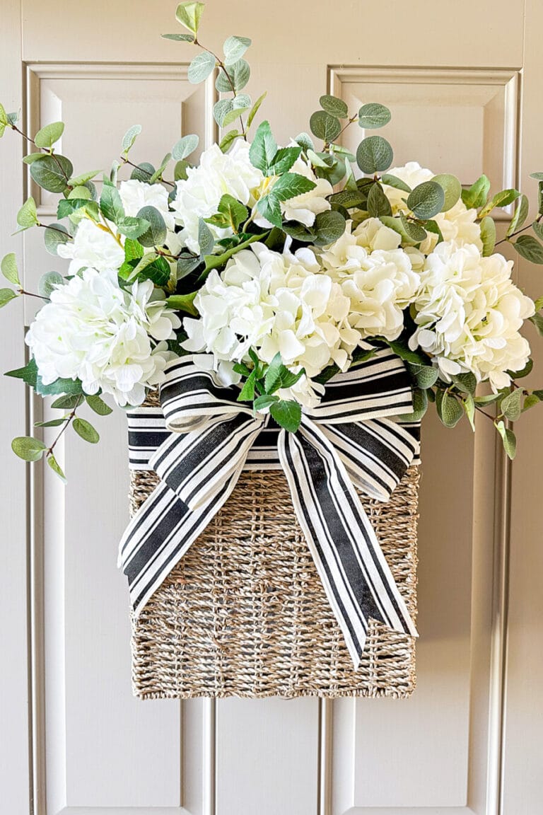 How To Create A Spring Into Summer Door Basket