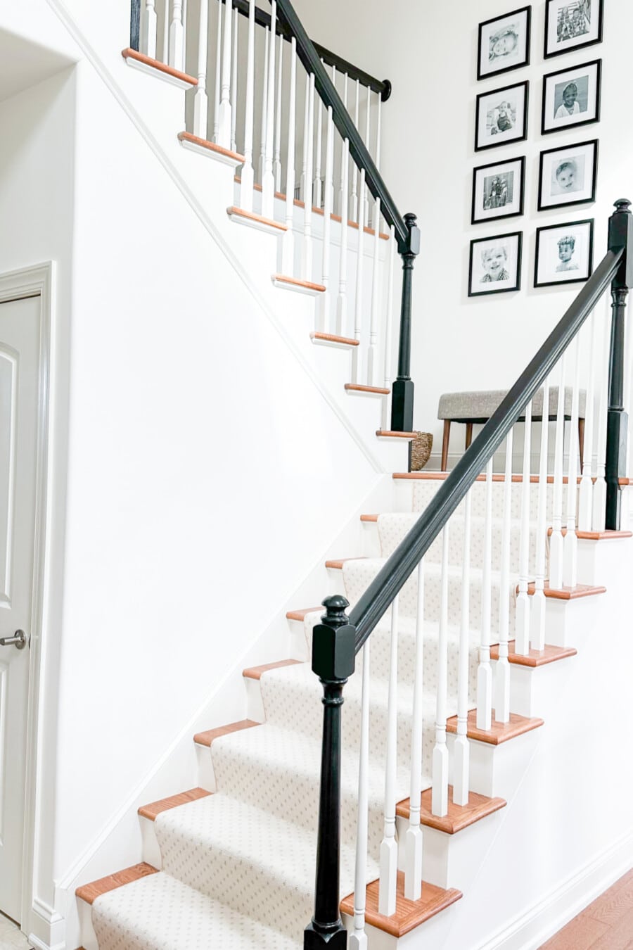 How To Paint Golden Oak- Stair Remodel