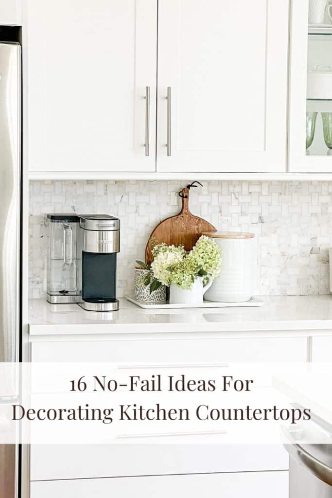 pin for ideas for decorating kitchen countertops
