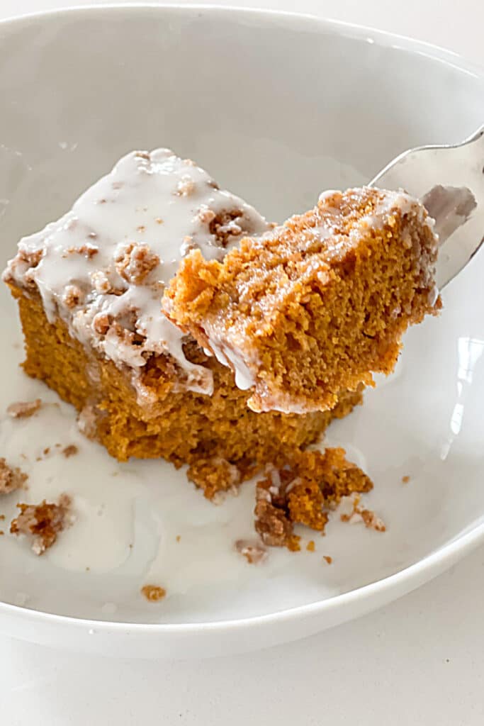 Pumpkin spice Coffee Cake With Streusel Topping
