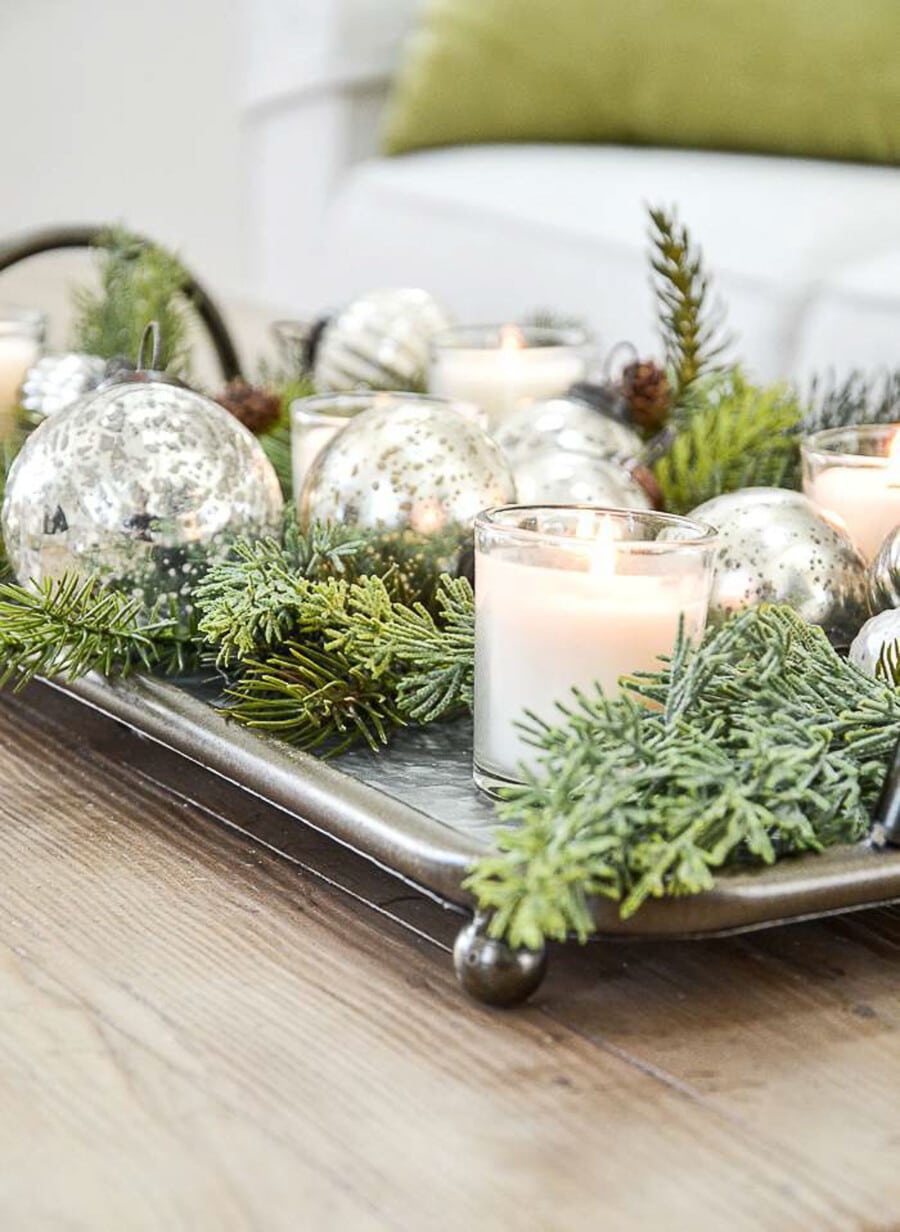 3-Step Christmas Arrangements using Things You Already Have