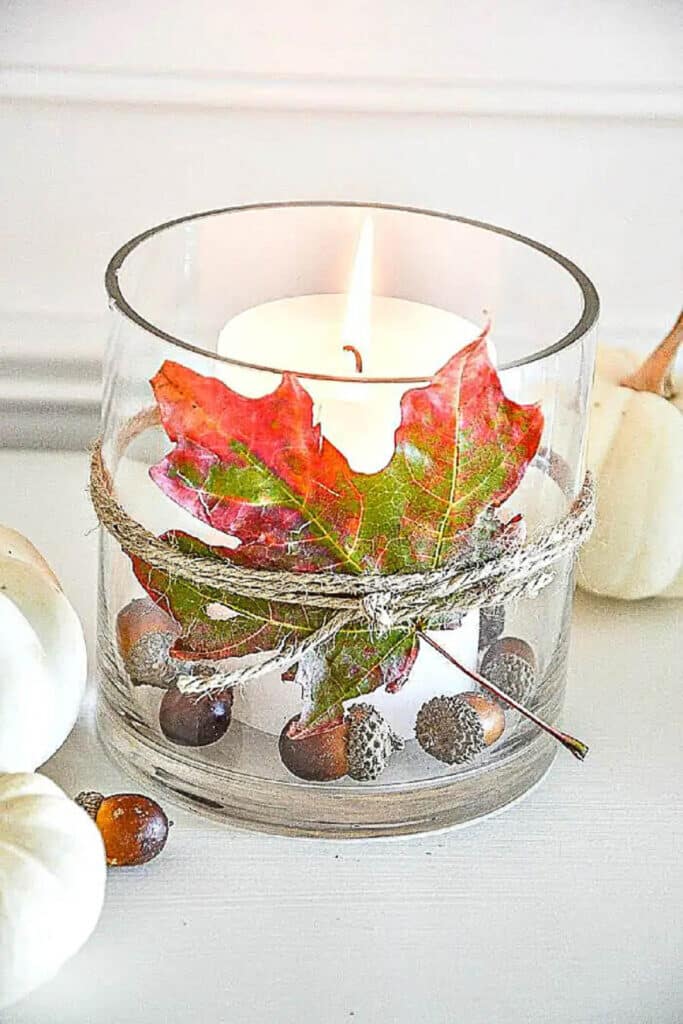 leaf candleholder