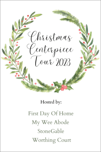 graphic for Christmas Centerpiece Tour