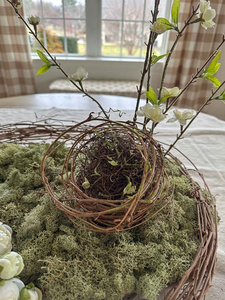 nest in the dough bowl arrangemen