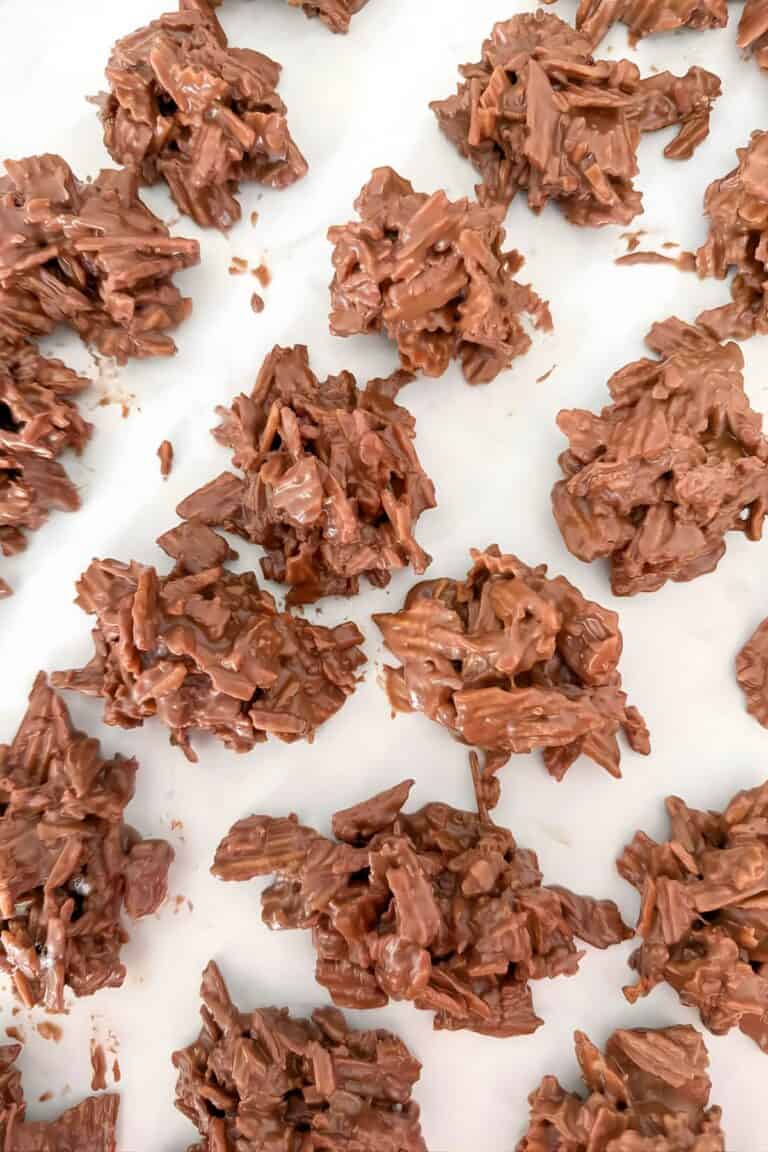 3 Ingredient No-Bake Haystack Cookie Recipe - StoneGable