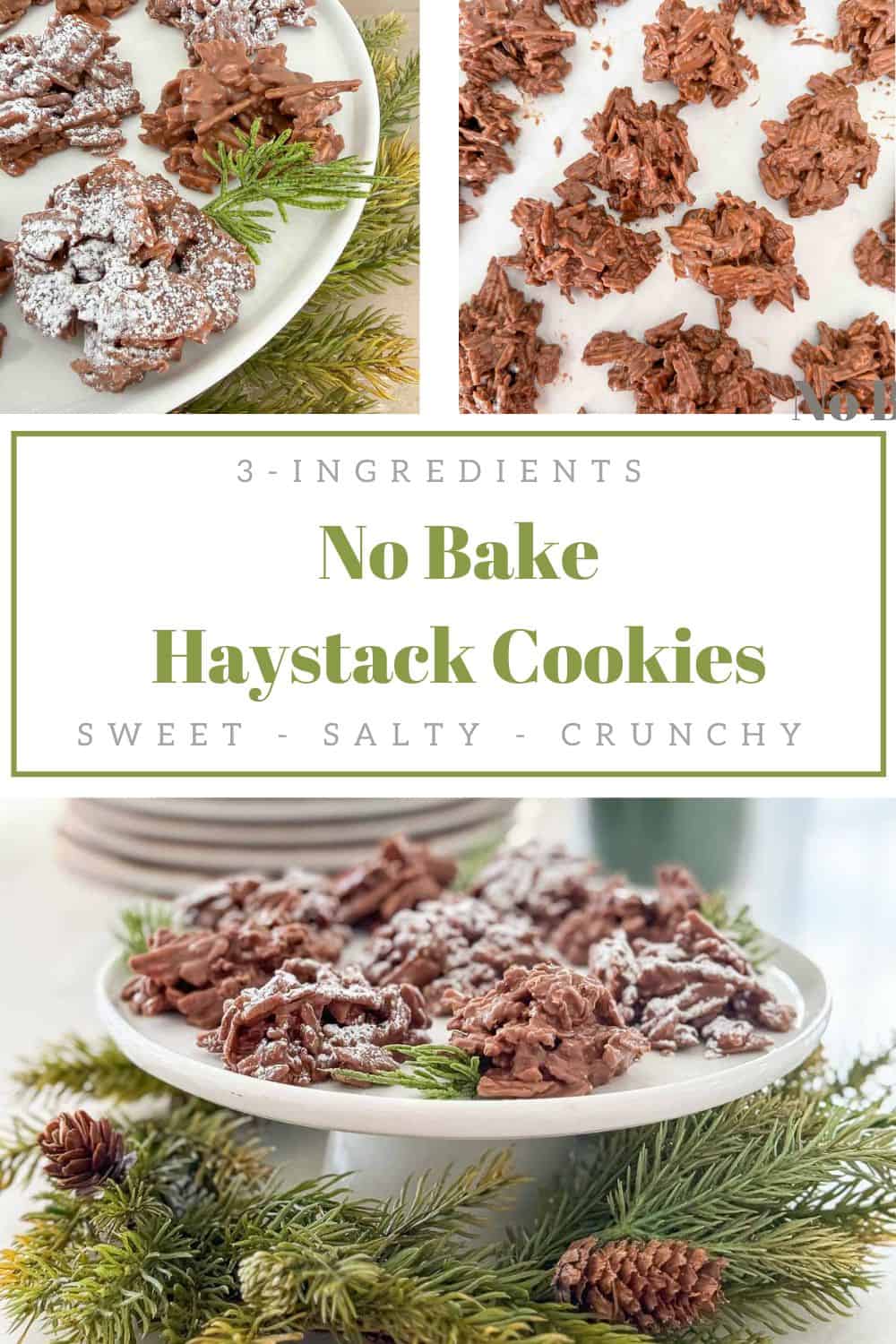 3 Ingredient No-Bake Haystack Cookie Recipe - StoneGable